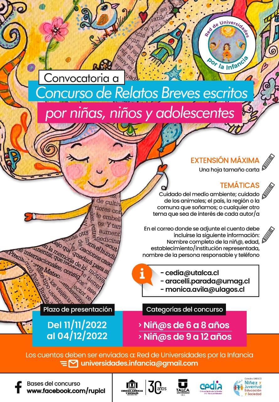 Convocatoria a Concurso de Relatos Breves 2022 “Mirando el mundo con los ojos de la infancia”
