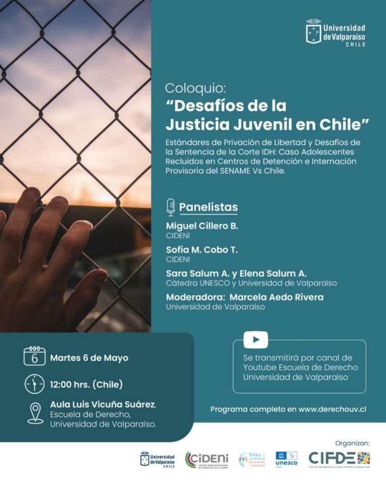 INVITACIÓN: “Desafíos de la justicia juvenil en Chile”