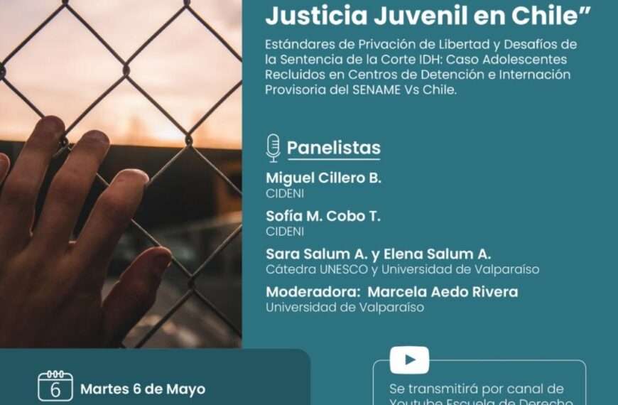 INVITACIÓN: “Desafíos de la justicia juvenil en Chile”